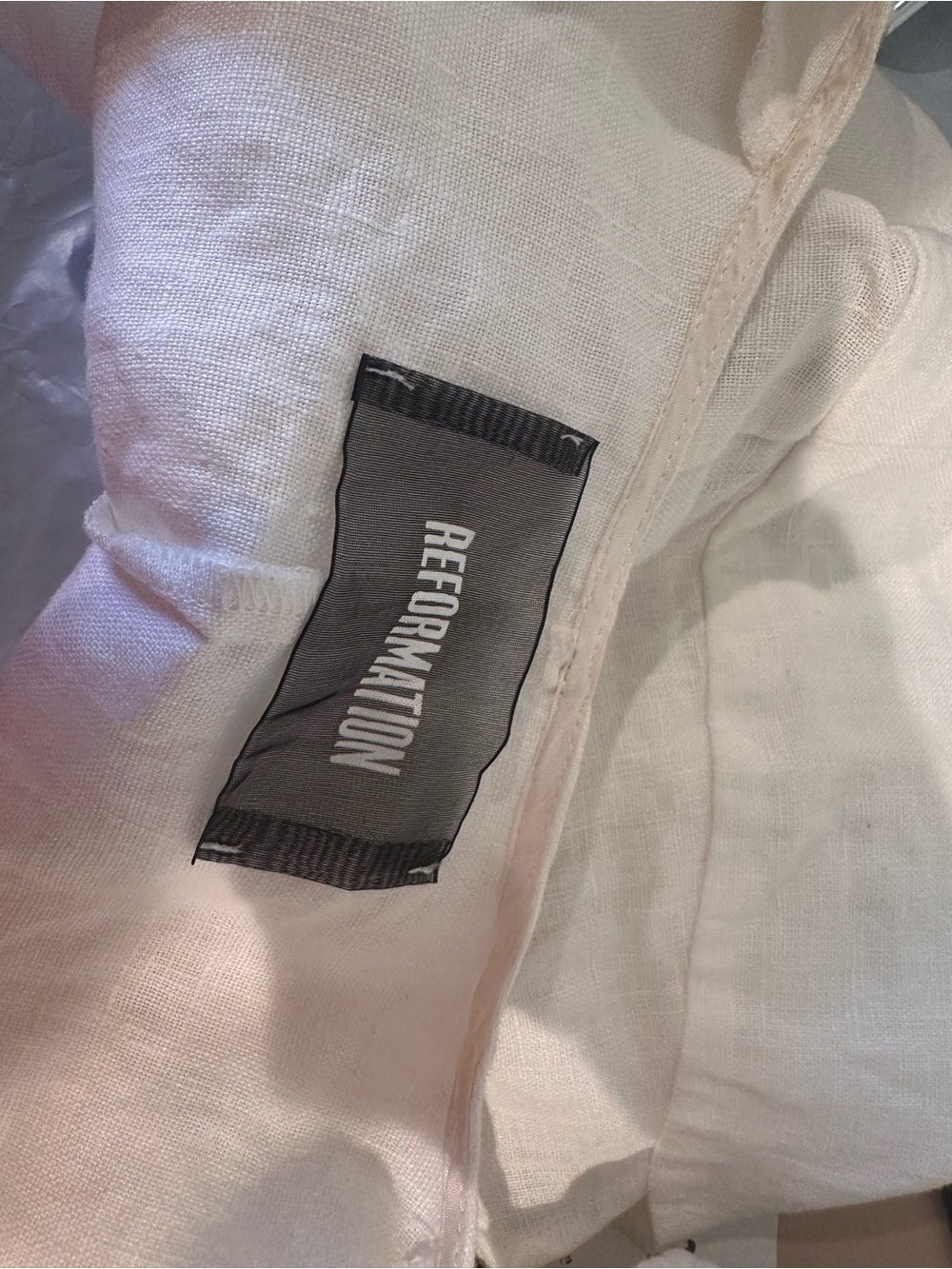 Reformation Cream Linen Set - Picture 4 of 12